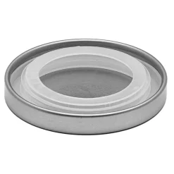 Anchor Brushed Silver Metal Cover | 12 Pack