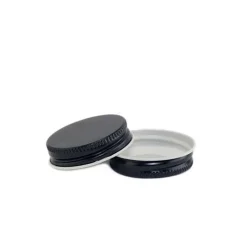 Black 38-400 Metal Lid | 12 Pack
