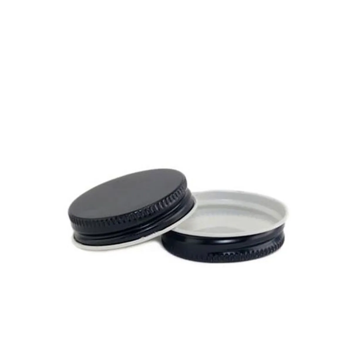 Black 38-400 Metal Lid | 12 Pack