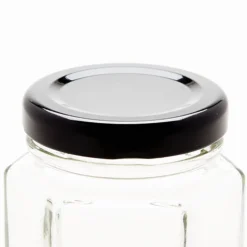 Black 48mm Twist Off Lid | 12 Pack