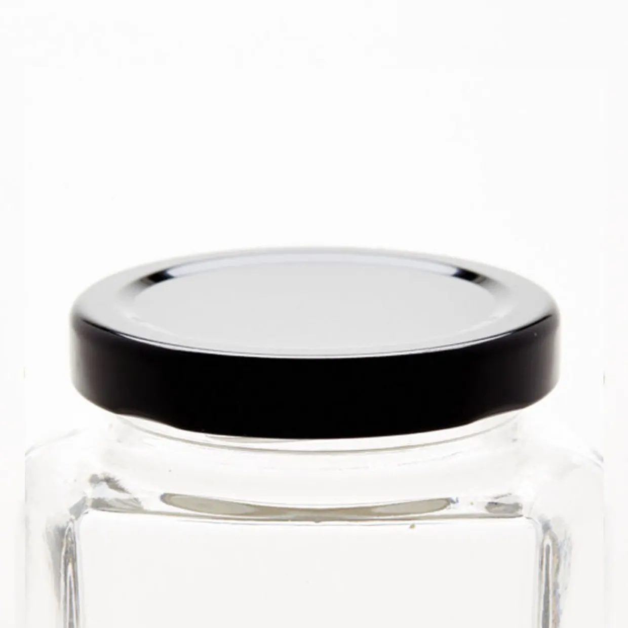 Black 58mm Twist Off Lid | 12 Pack