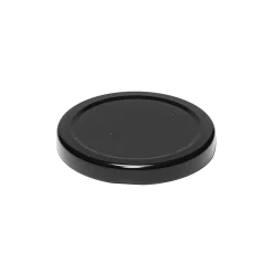 Black 70mm Twist Off Lid | 12 Pack