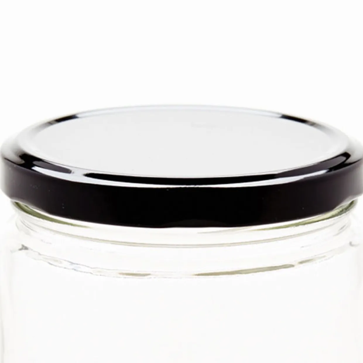 Black 82mm Twist Off Lid | 12 Pack