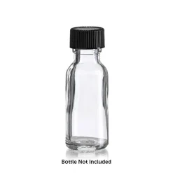 18-400 Black PP Cap | 25 Pack