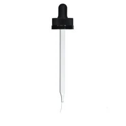 22-400 Child Resistant PP Black Dropper | 12 Pack