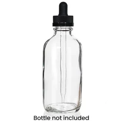 22-400 Child Resistant PP Black Dropper | 12 Pack
