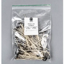 ECO-8 6" Pre-tabbed Wick | 100 Pack