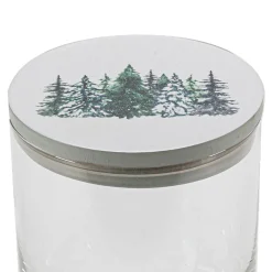 Frosted Pines Wood Lid | 12 Pack