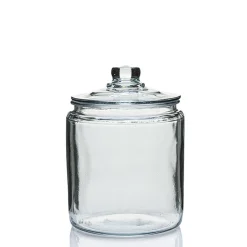 1/2 Gallon Anchor Heritage Hill Jar With Glass Lid | 6 Pack