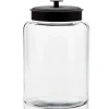 2 1/2 Gallon Anchor Montana Jar With Black Metal Cover
