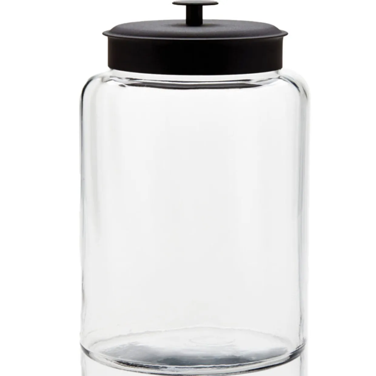 2 1/2 Gallon Anchor Montana Jar With Black Metal Cover