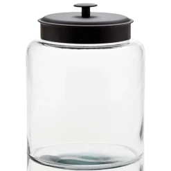 2 Gallon Anchor Montana Jar With Black Metal Cover