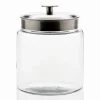 1 1/2 Gallon Anchor Montana Jar With Silver Metal Cover