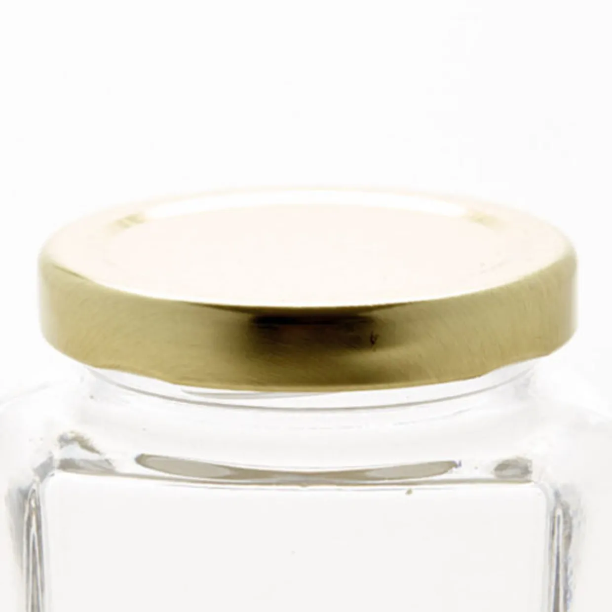 Gold 58mm Twist Off Lid | 12 Pack