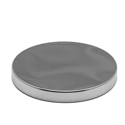Large Chrome Metal Lid | 12 Pack