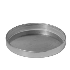Large Chrome Metal Lid | 12 Pack