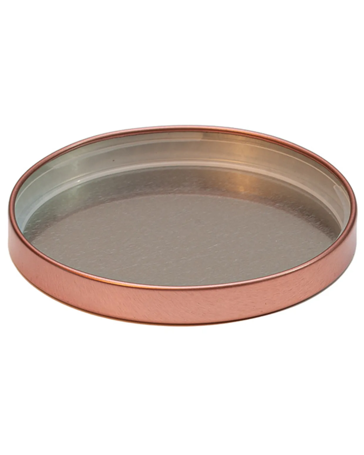 Large Rose Gold Metal Lid | 12 Pack