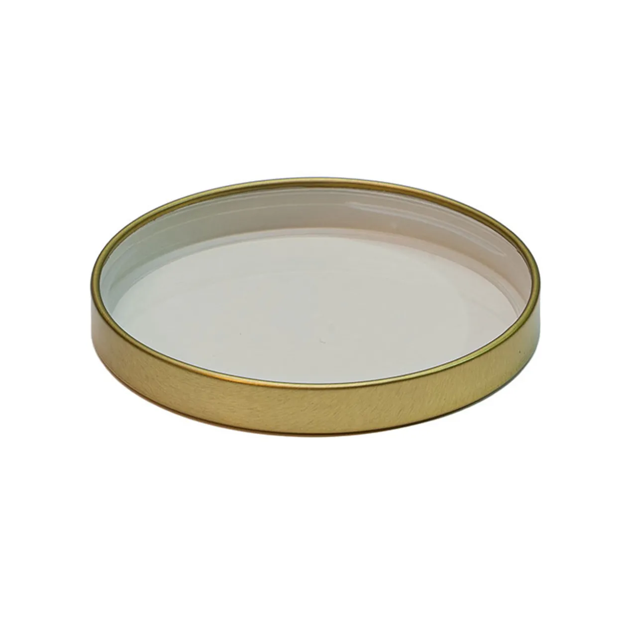 Medium Gold Metal Lid | 12 Pack