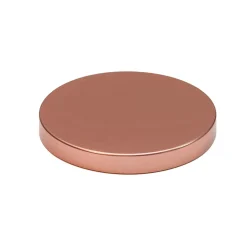 Medium Rose Gold Metal Lid | 12 Pack