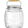 128 Oz. Anchor Barrel Jar With Metal Cover | 2 Pack