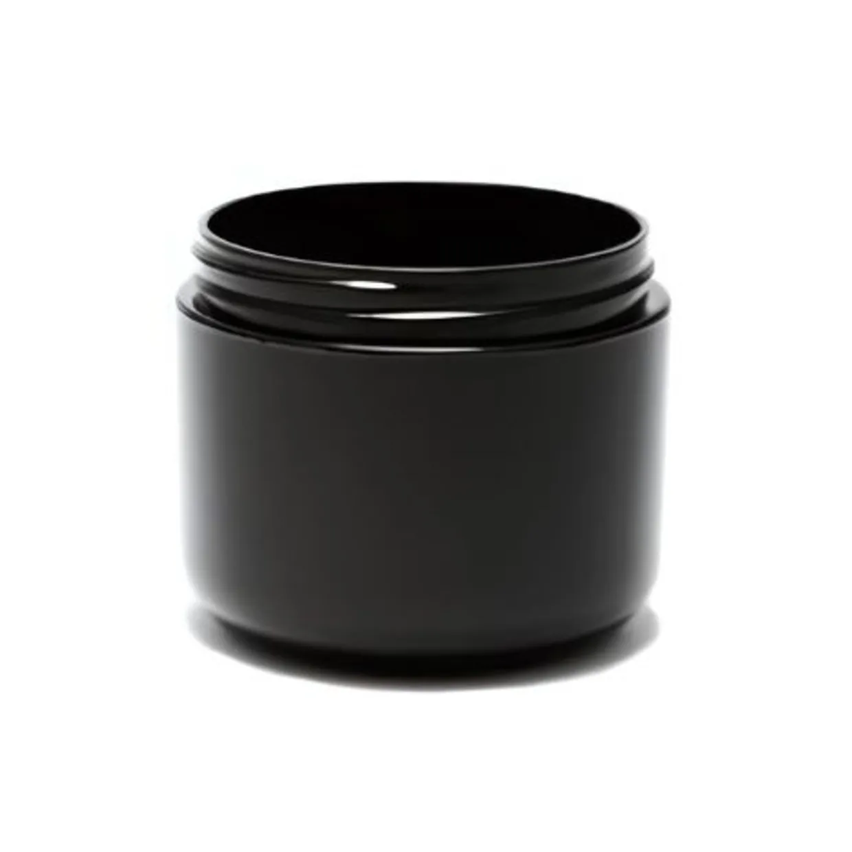 4 Oz Black Double Wall Jar Round Base 70-400 | 36 Pack