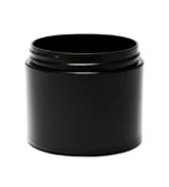 4 Oz Black Double Wall Jar Straight Base 70-400 | 36 Pack