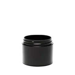1/4 Oz Black Double Wall Jar Straight Base 33-400 | 36 Pack