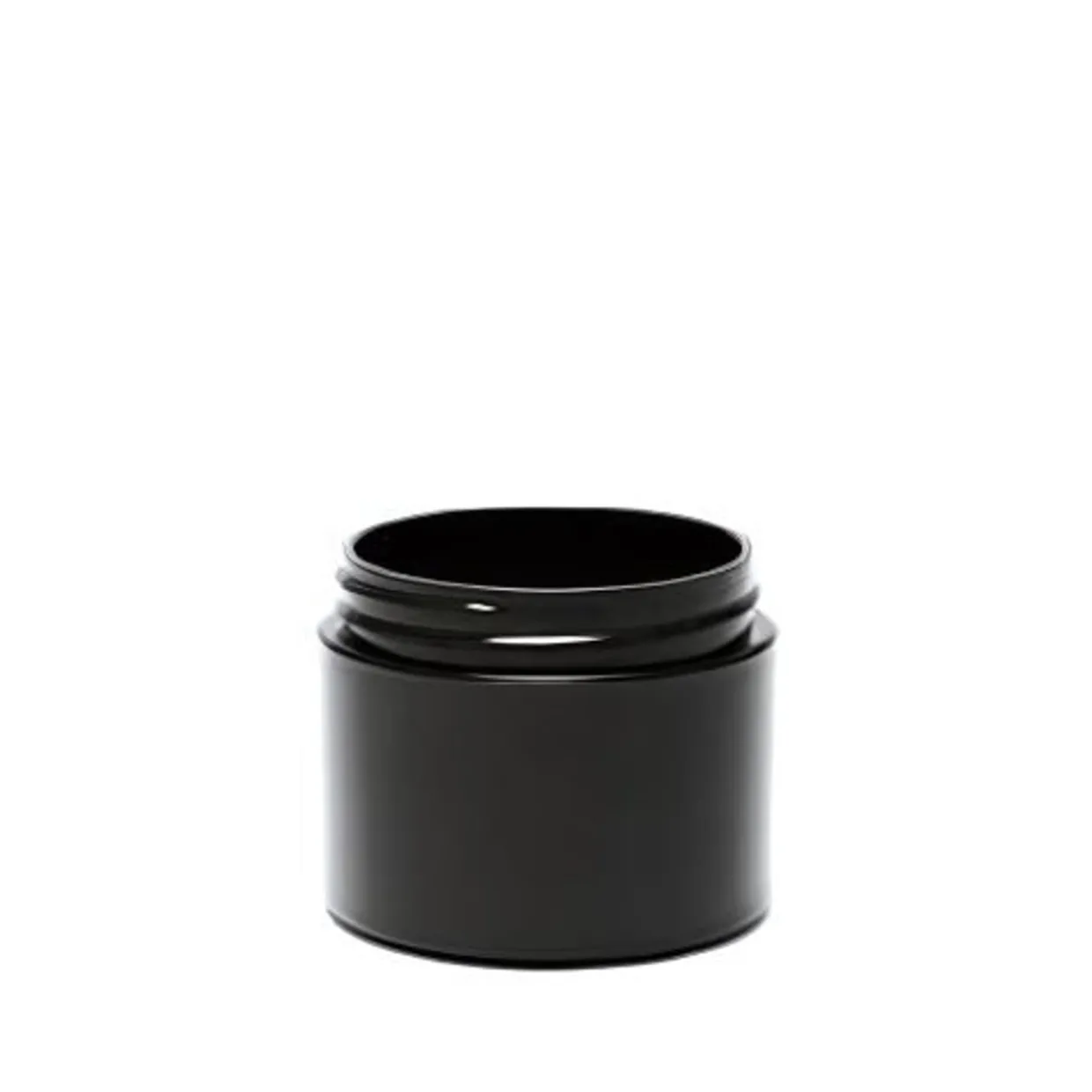 1/4 Oz Black Double Wall Jar Straight Base 33-400 | 36 Pack