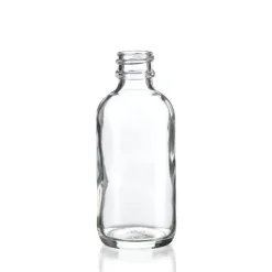 2 Oz Clear Boston Round Bottle 20-400 | 18 Pack