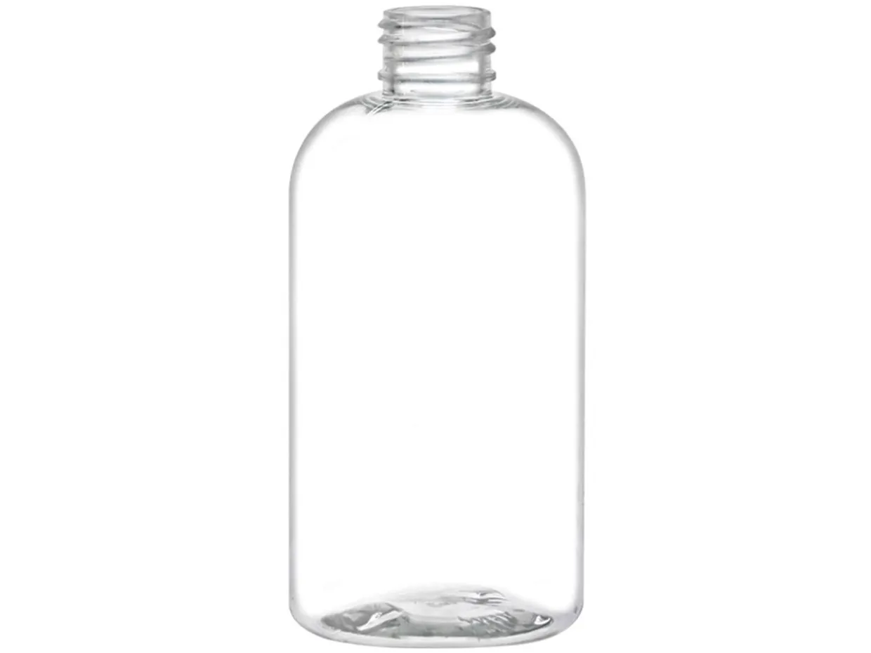 8 Oz Clear PET Boston Round 24-410 | 36 Pack