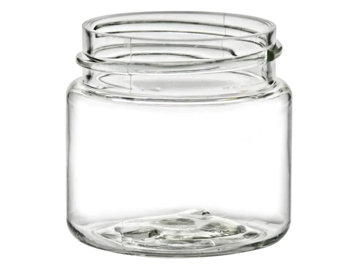 1 Oz Clear PET Straight Sided Jar 38-400 | 36 Pack