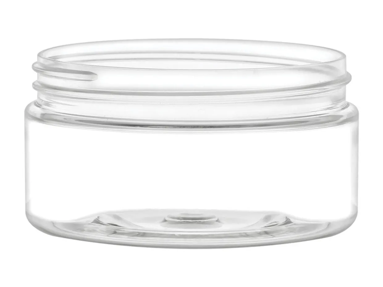8 Oz Clear PET Straight Sided Jar 89-400 | 36 Pack