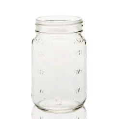 16 Oz. Embossed Mason Jar | 12 Pack