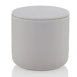 13.5 Oz Gray Jar Store Ceramic Candle Jar With Lid | 16 Pack