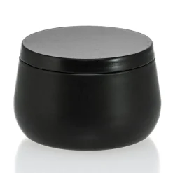 8 Oz Jar Store Black Bubble Candle Tin | 12 Pack