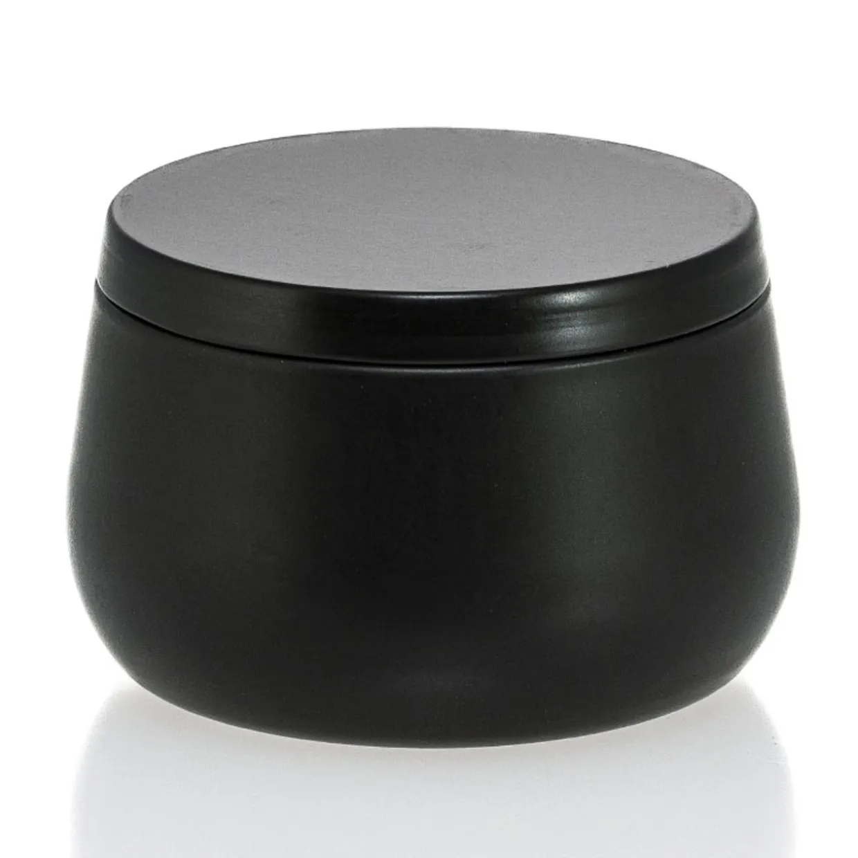 8 Oz Jar Store Black Bubble Candle Tin | 12 Pack