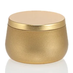 8 Oz Jar Store Gold Bubble Candle Tin | 12 Pack