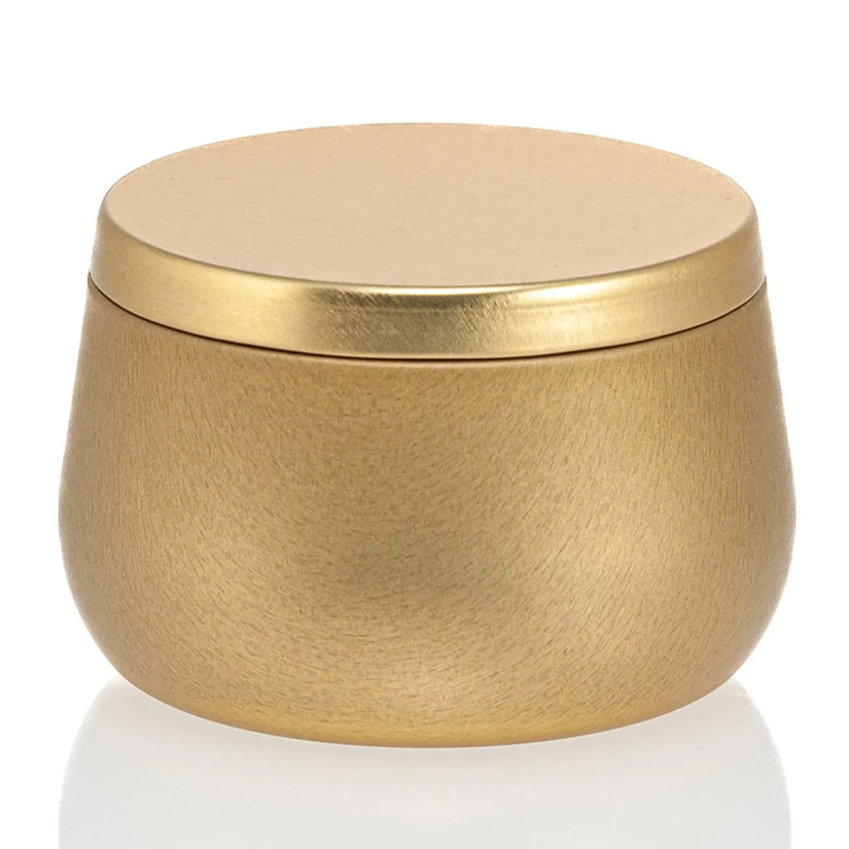 8 Oz Jar Store Gold Bubble Candle Tin | 12 Pack