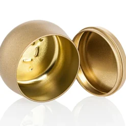 8 Oz Jar Store Gold Bubble Candle Tin | 12 Pack
