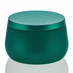 8 Oz Jar Store Green Bubble Candle Tin | 12 Pack