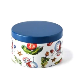 8 Oz Jar Store Holiday Decorated Candle Tin | 12 Pack