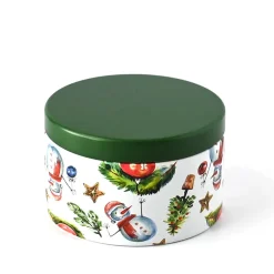 8 Oz Jar Store Holiday Decorated Candle Tin | 12 Pack