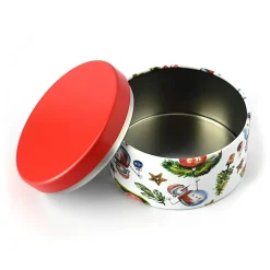 8 Oz Jar Store Holiday Decorated Candle Tin | 12 Pack