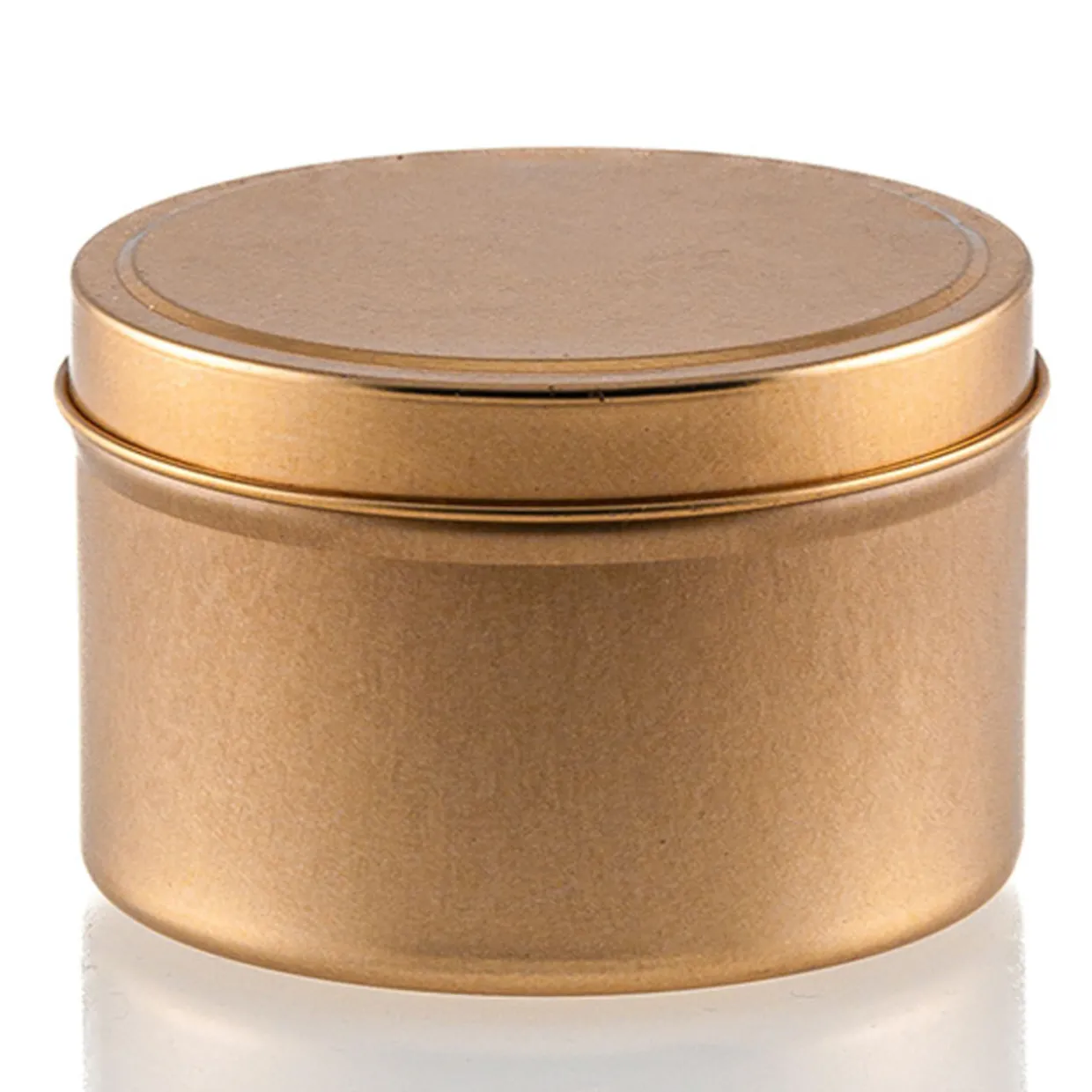 12 Oz Jar Store Rose Gold Candle Tin With Feet | 12 Pack