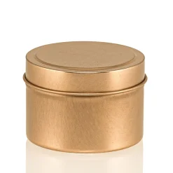 4 Oz Jar Store Rose Gold Candle Tin With Feet | 12 Pack