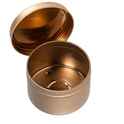 4 Oz Jar Store Rose Gold Candle Tin With Feet | 12 Pack