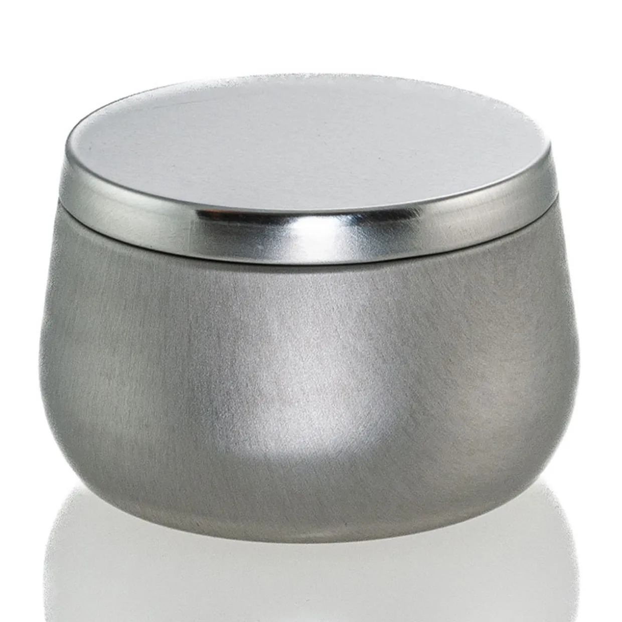 8 Oz Jar Store Silver Bubble Candle Tin | 12 Pack