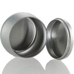 8 Oz Jar Store Silver Bubble Candle Tin | 12 Pack
