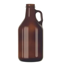 32 Oz Libbey Amber Growler With Cap | 12 Pack
