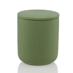 12.7 Oz Olive Green Jar Store Ceramic Candle Jar With Lid | 16 Pack